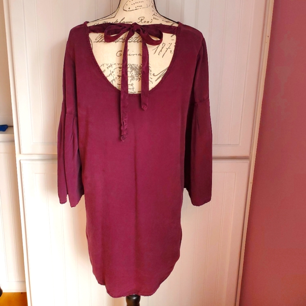 Cloth & Stone Anthropologie Peasant Dress Size M
